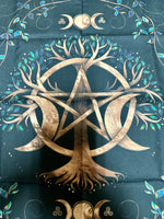 Tree of Life Tarot/Altar Cloth Tapestry