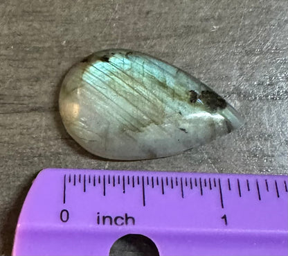 Pearshape Labradorite Cabochon 60a