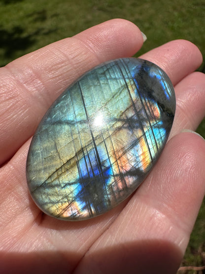 Oval Labradorite Cabochon 1a