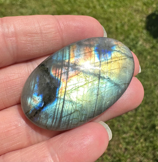 Oval Labradorite Cabochon 1a