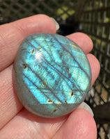 Pearshape Labradorite Cabochon 83a