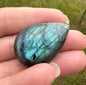 Pearshape Labradorite Cabochon 36a