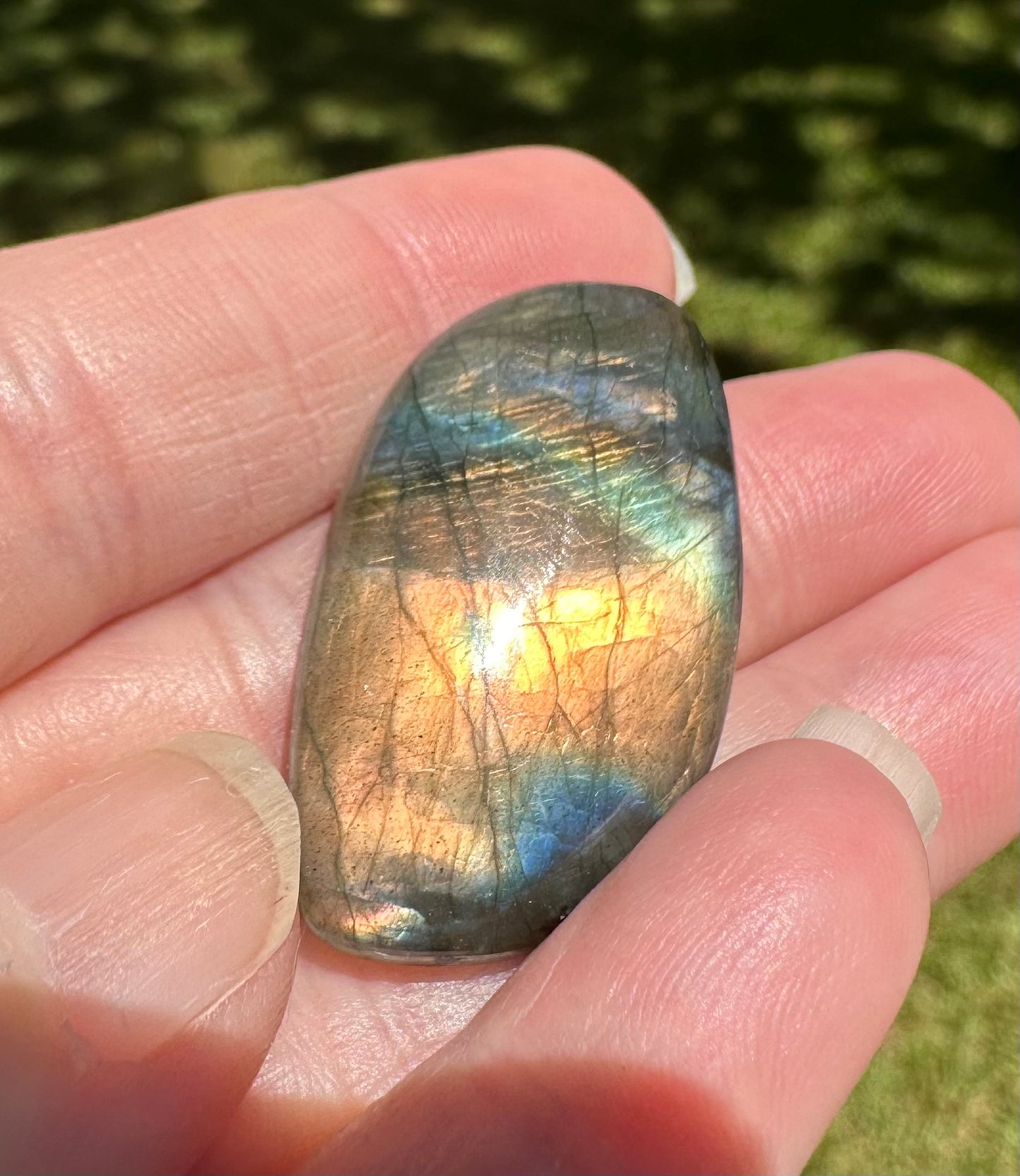 Freeform Labradorite Cabochon 69a