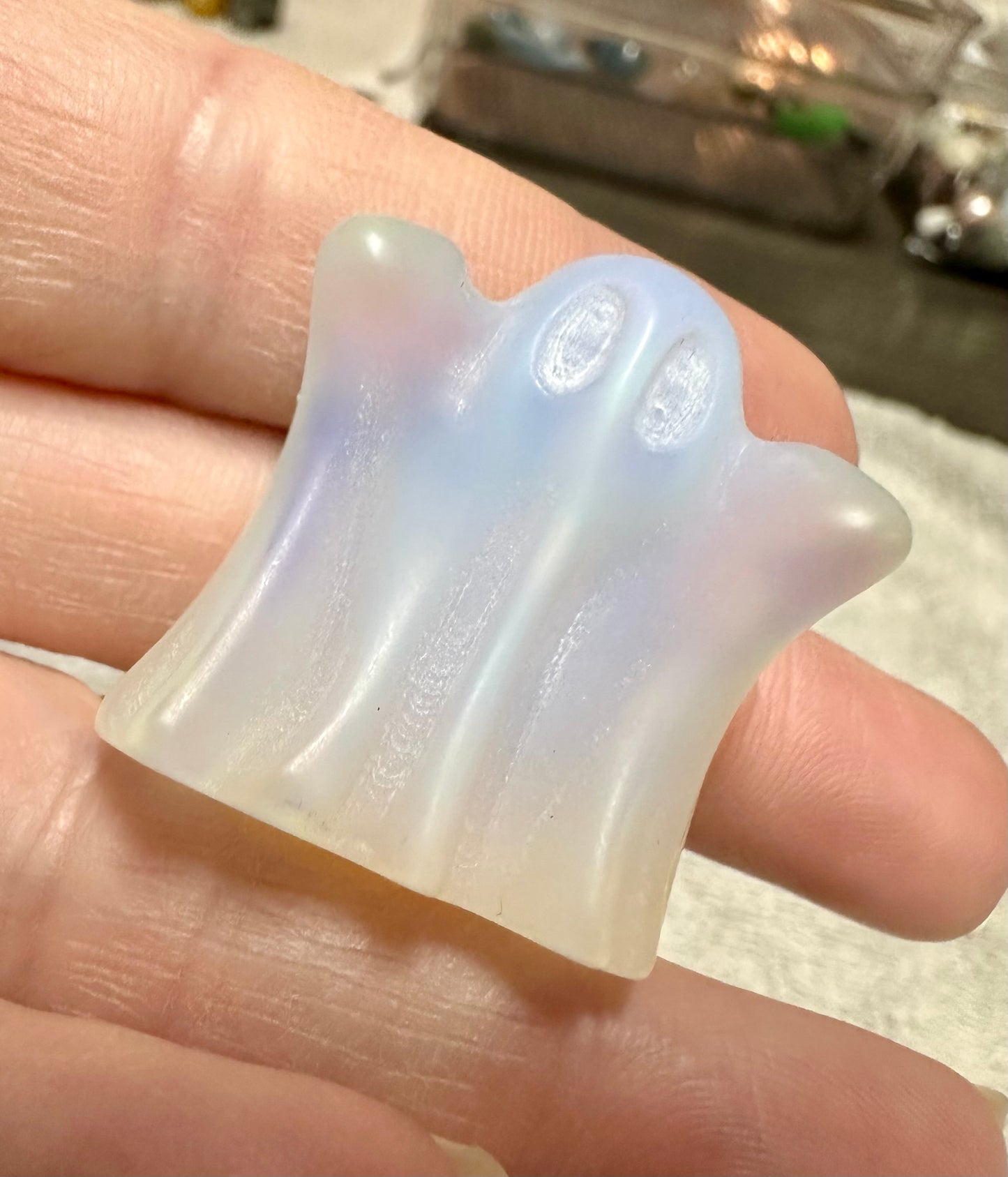 Carved Opalite Ghost