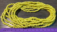 Lemon Yellow Seed Beads Strands