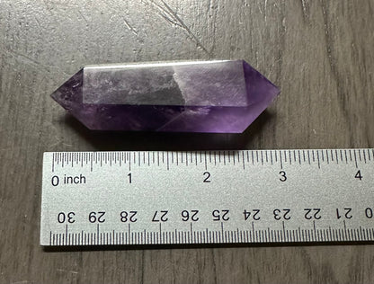 Double Terminated Phantom Amethyst Scepter Wand #13