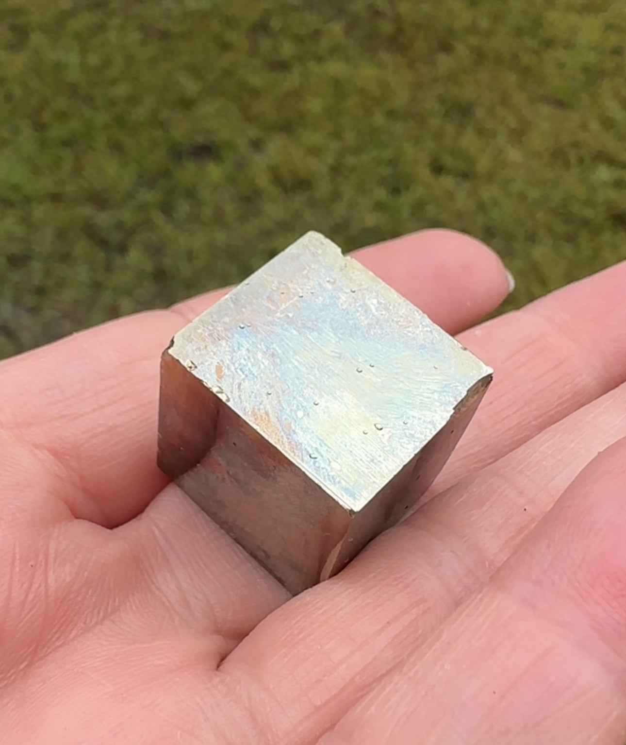 Natural Pyrite Cube