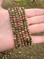 Unakite 4mm 7.5” Stretch Bracelet