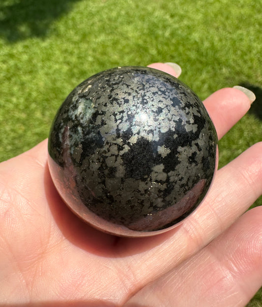 Black Pyrite Sphere 47.92mm #6