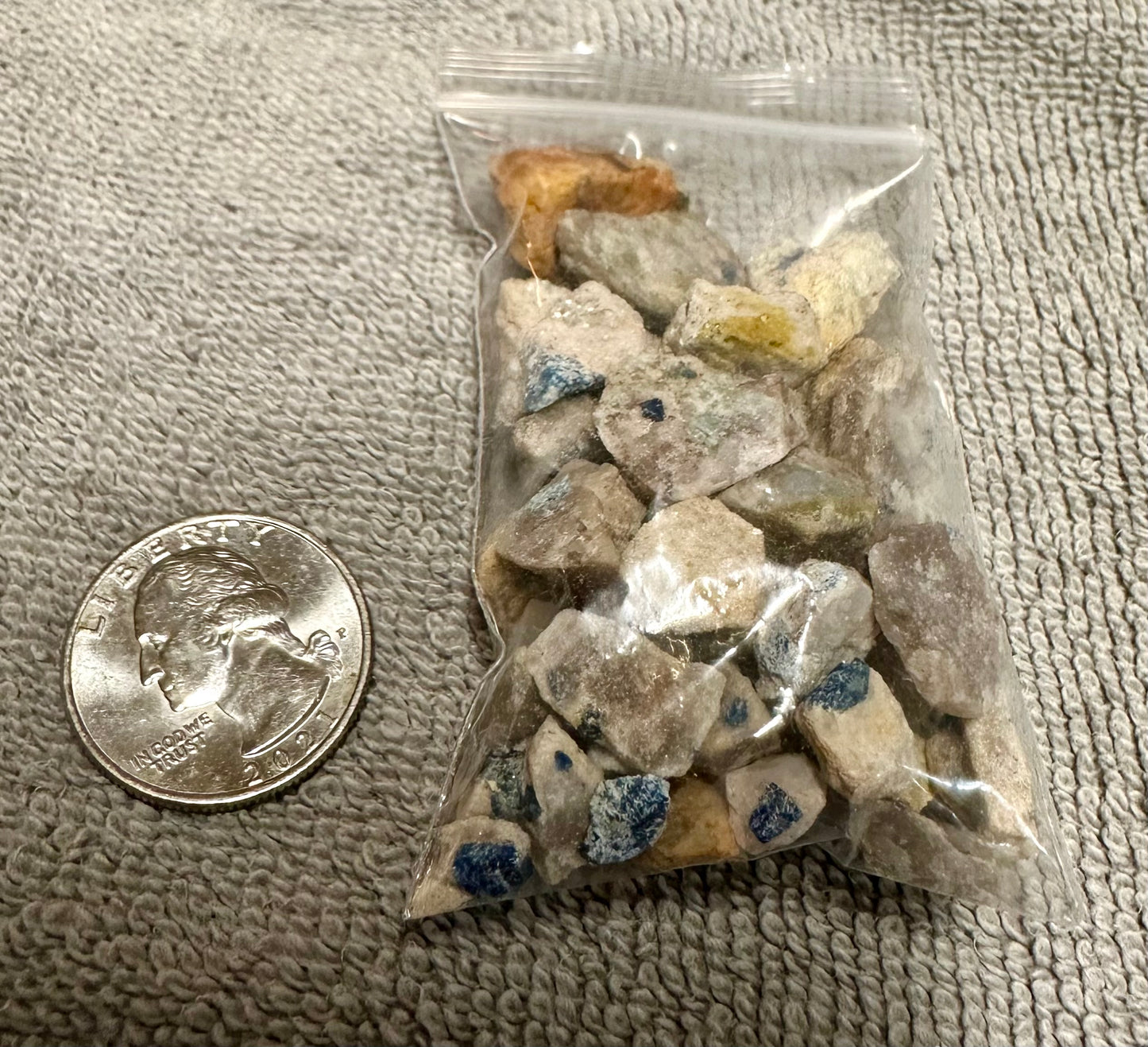 Lazulite Specimen Pack #2 Graves Mountain – Gems & Minerals Rock Shop