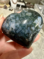 Moss Agate Heart #6