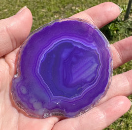 Purple Agate Slice #4