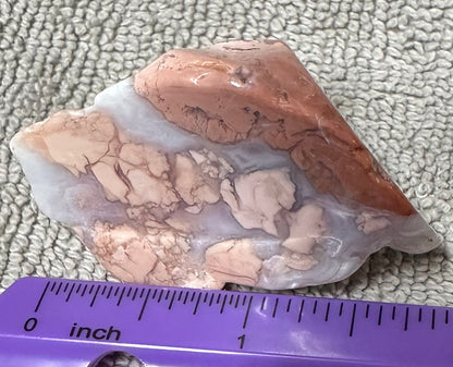 Pink Agate Freeform #11