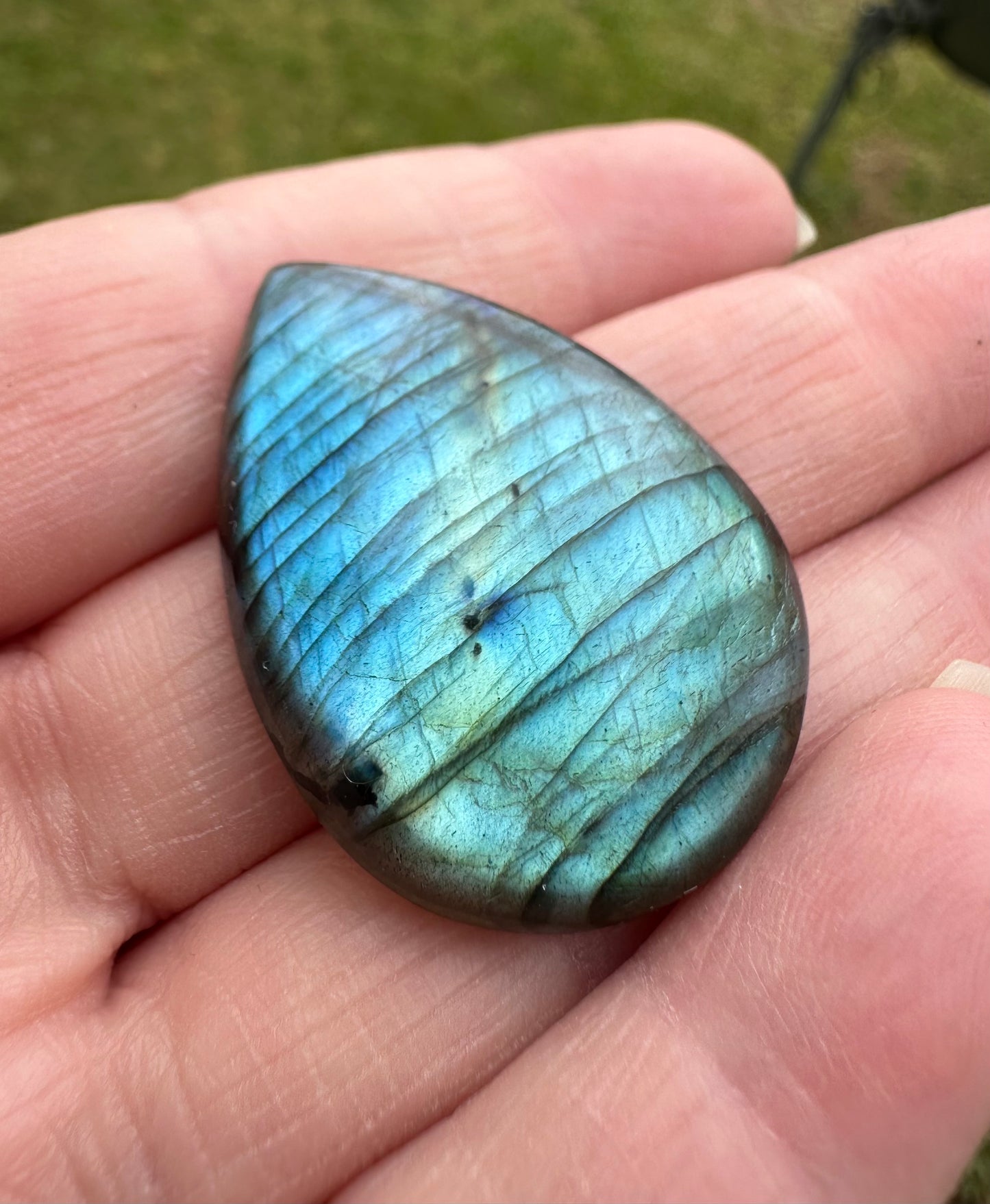 Pearshape Labradorite Cabochon 31a