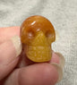 Orange Aventurine Skull