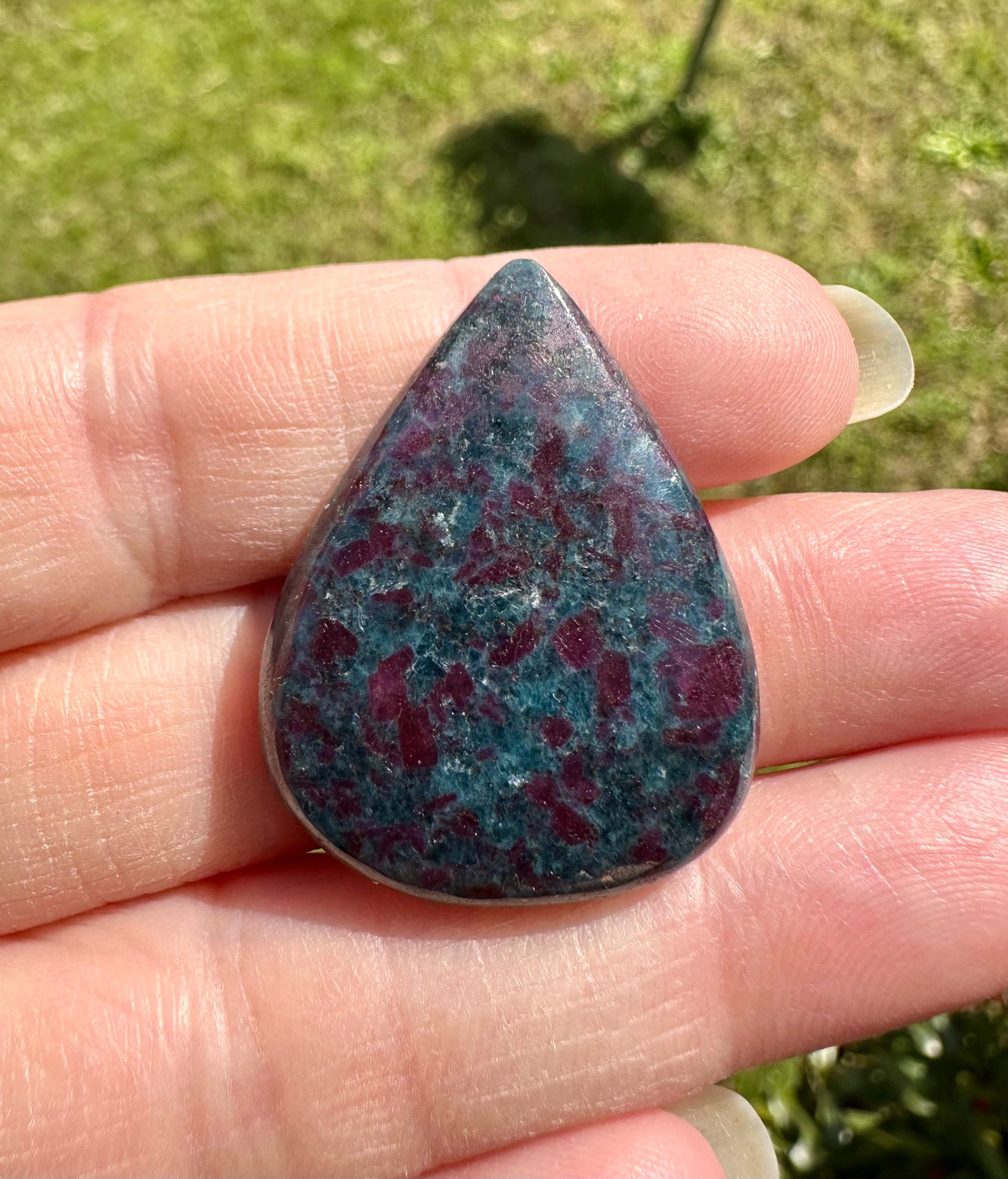 Ruby Kyanite Cabochon #13