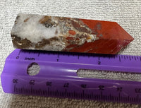 Natural Red Agate Obelisk Tower #2