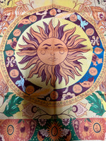 Sun Mandala Tarot/Altar Cloth Tapestry