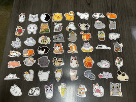 Funny Cat Stickers Set of 55