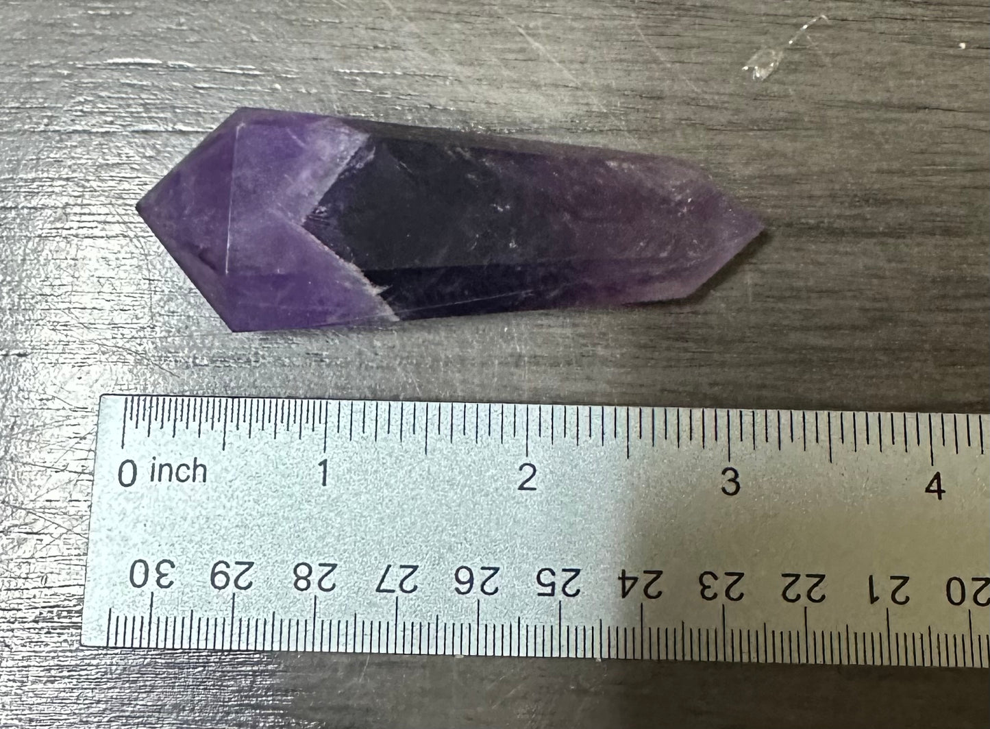 Double Terminated Phantom Amethyst Scepter Wand #10