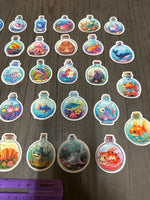 Adorable Bottle Stickers Set of 54