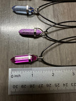 Double Terminated Pendant Necklaces