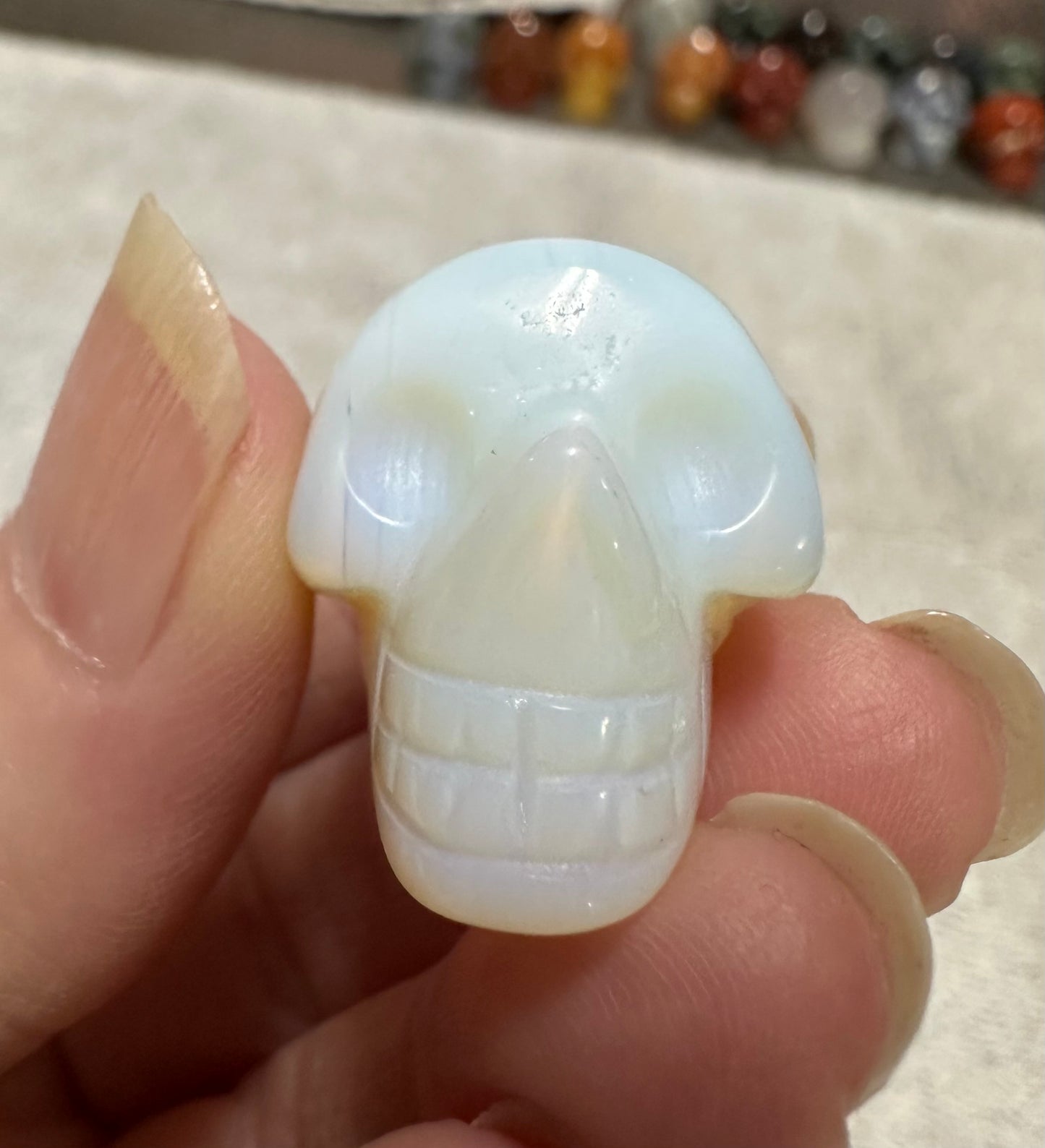 Opalite Skull