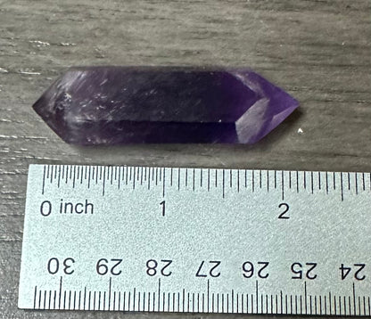 Double Terminated Phantom Amethyst Scepter Wand #23