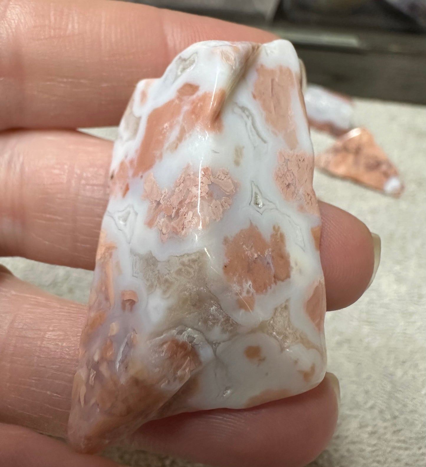 Pink Agate Freeform #20