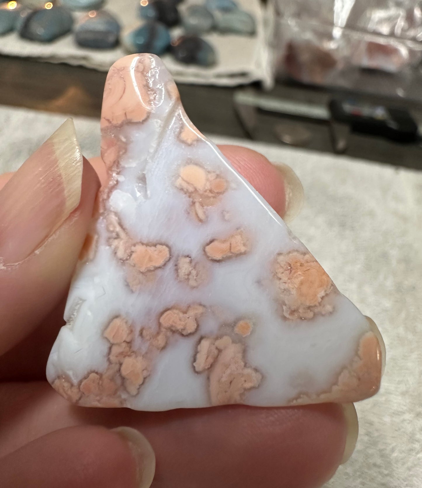 Pink Agate Freeform #28