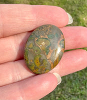 Rainforest Jasper (Rhyolite) Cabochon #3