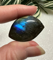 Labradorite Leaf Carving