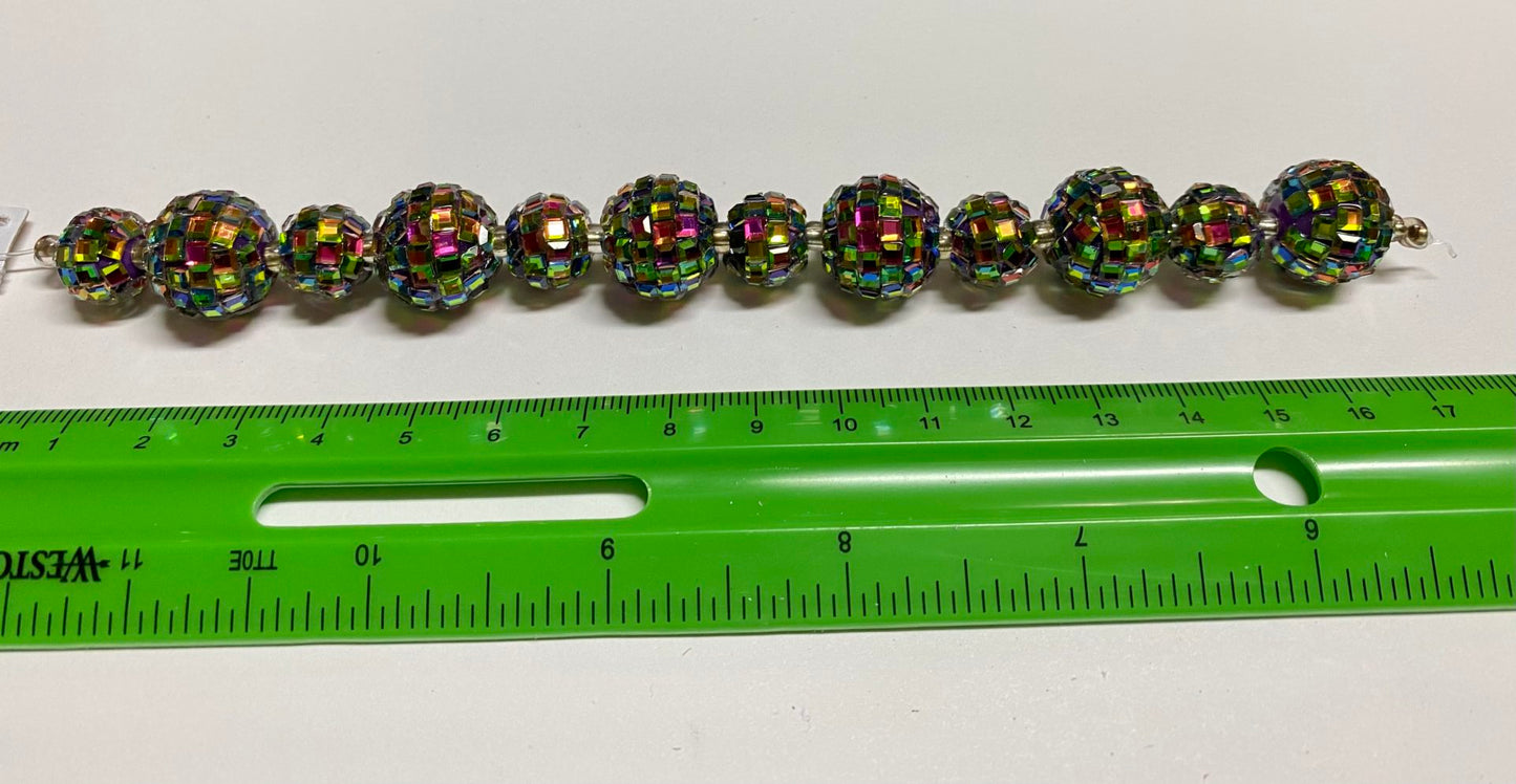 Sparkly Multi-Color Bead Strand