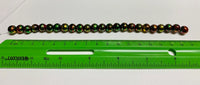 Multi-Color Glass Round Bead Strand