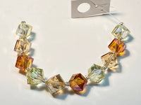 Glass Cube Bead Strand