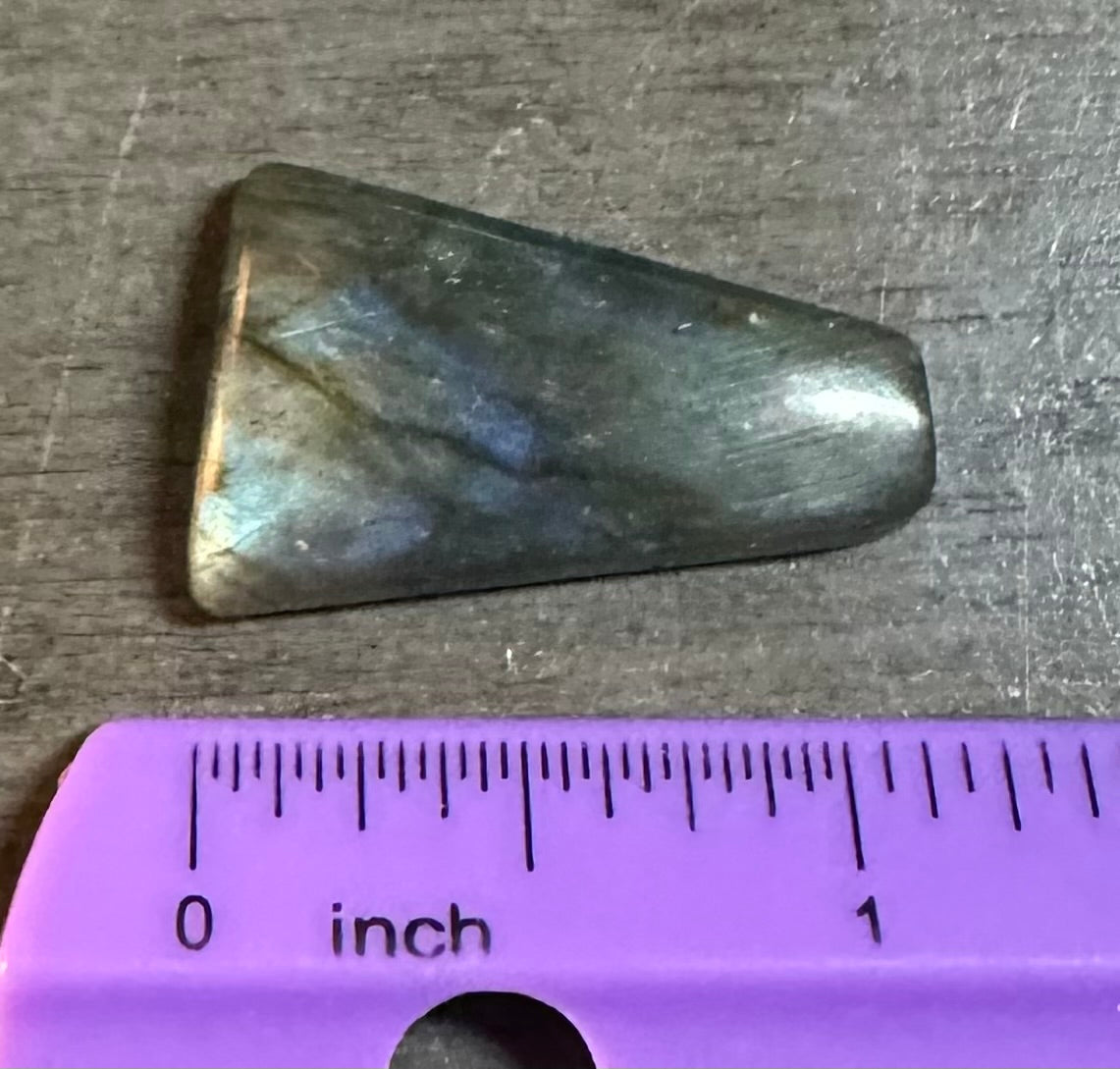 Triangle Freeform Labradorite Cabochon 47a