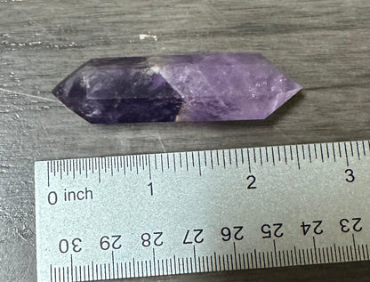 Double Terminated Phantom Amethyst Scepter Wand #15