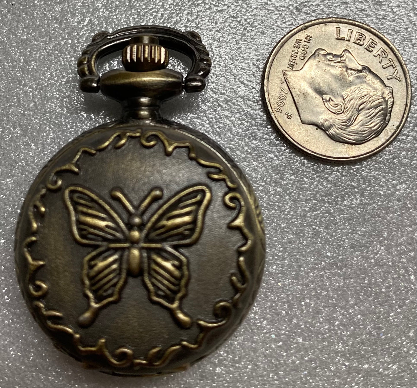 Decorative Flip Pocket Watch, Works