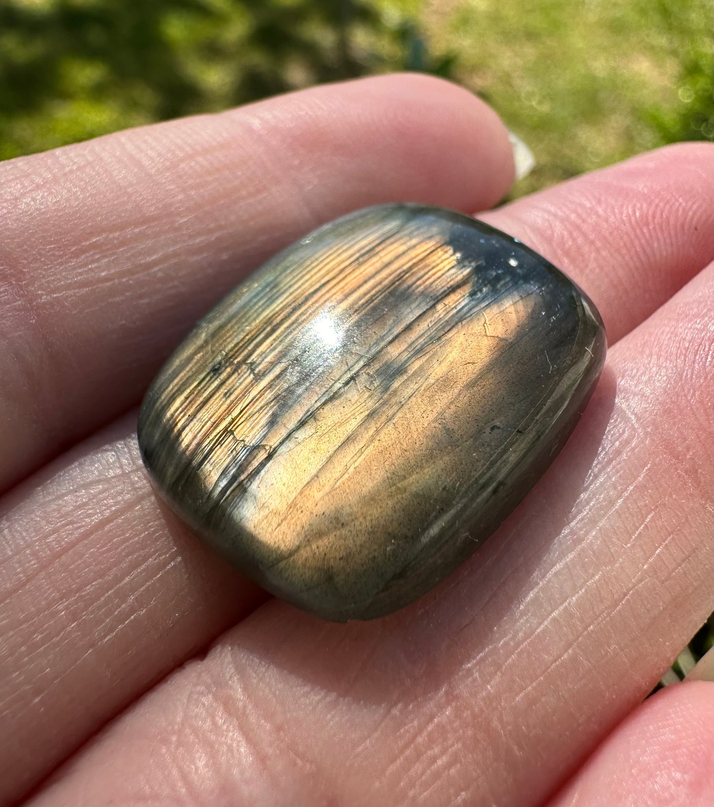 Square Labradorite Cabochon 55a