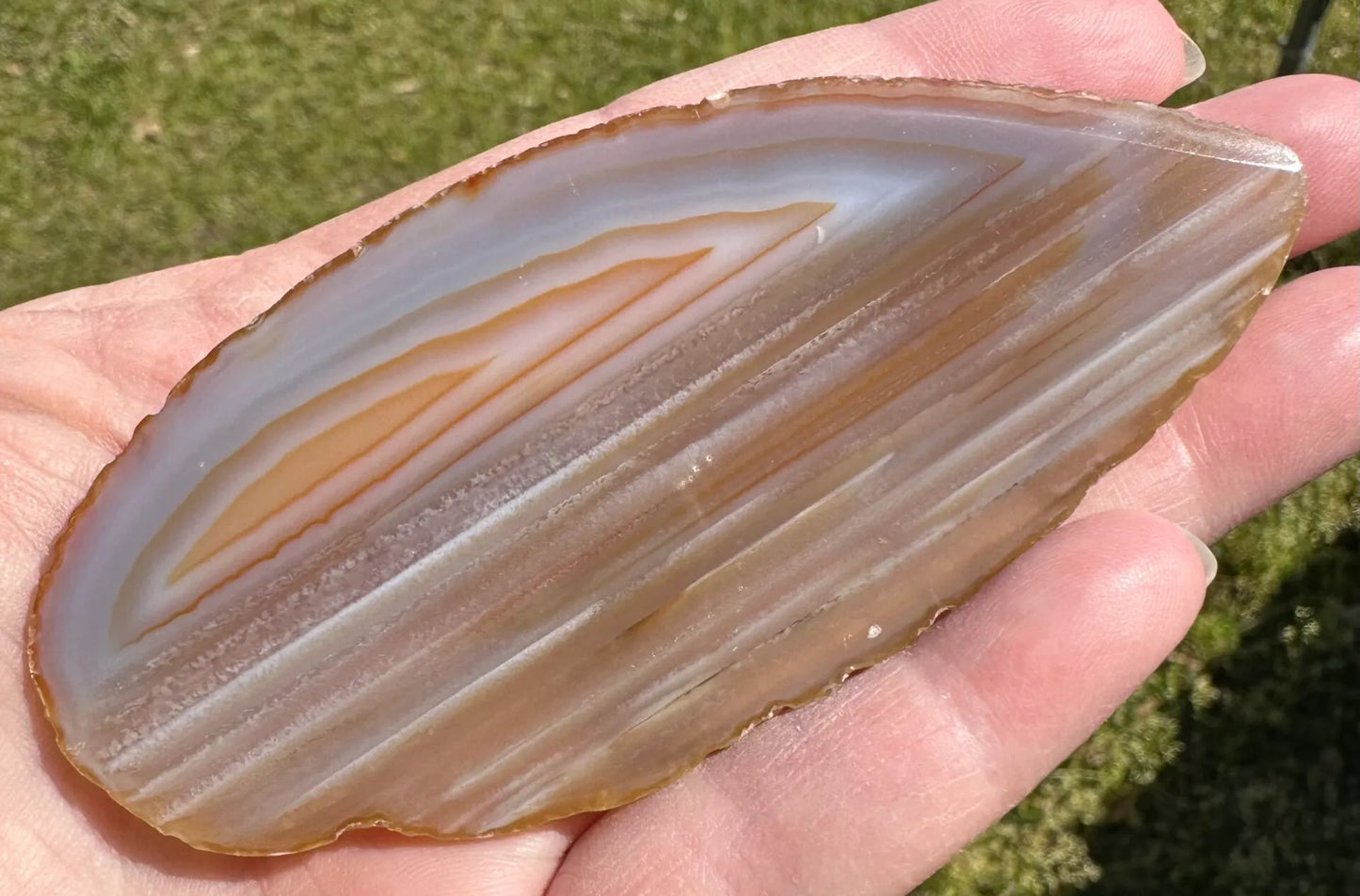 Natural Agate Slice #19