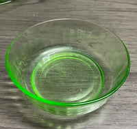 Vintage Uranium Glass Small Bowl