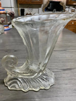 Heisey Glass Co. Crystal Cornucopia Vase