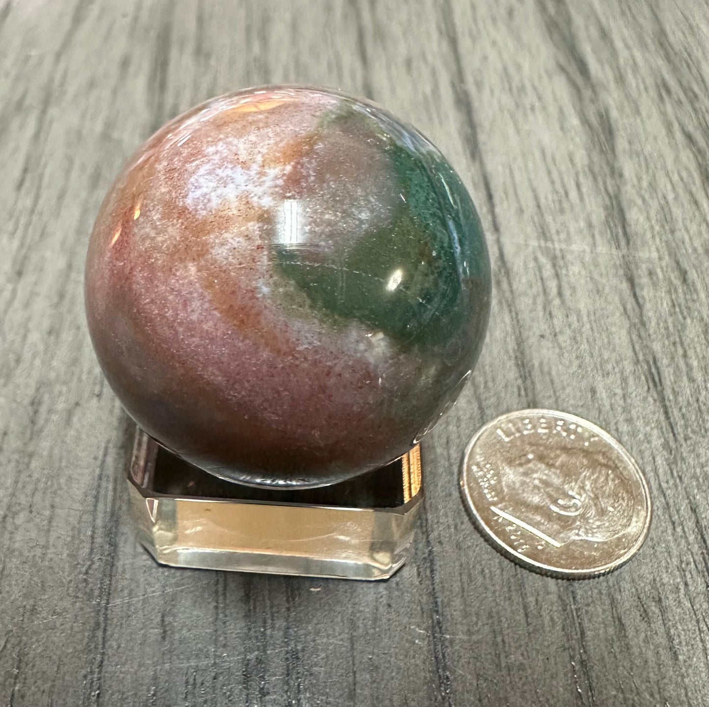 Moss Agate Sphere #14