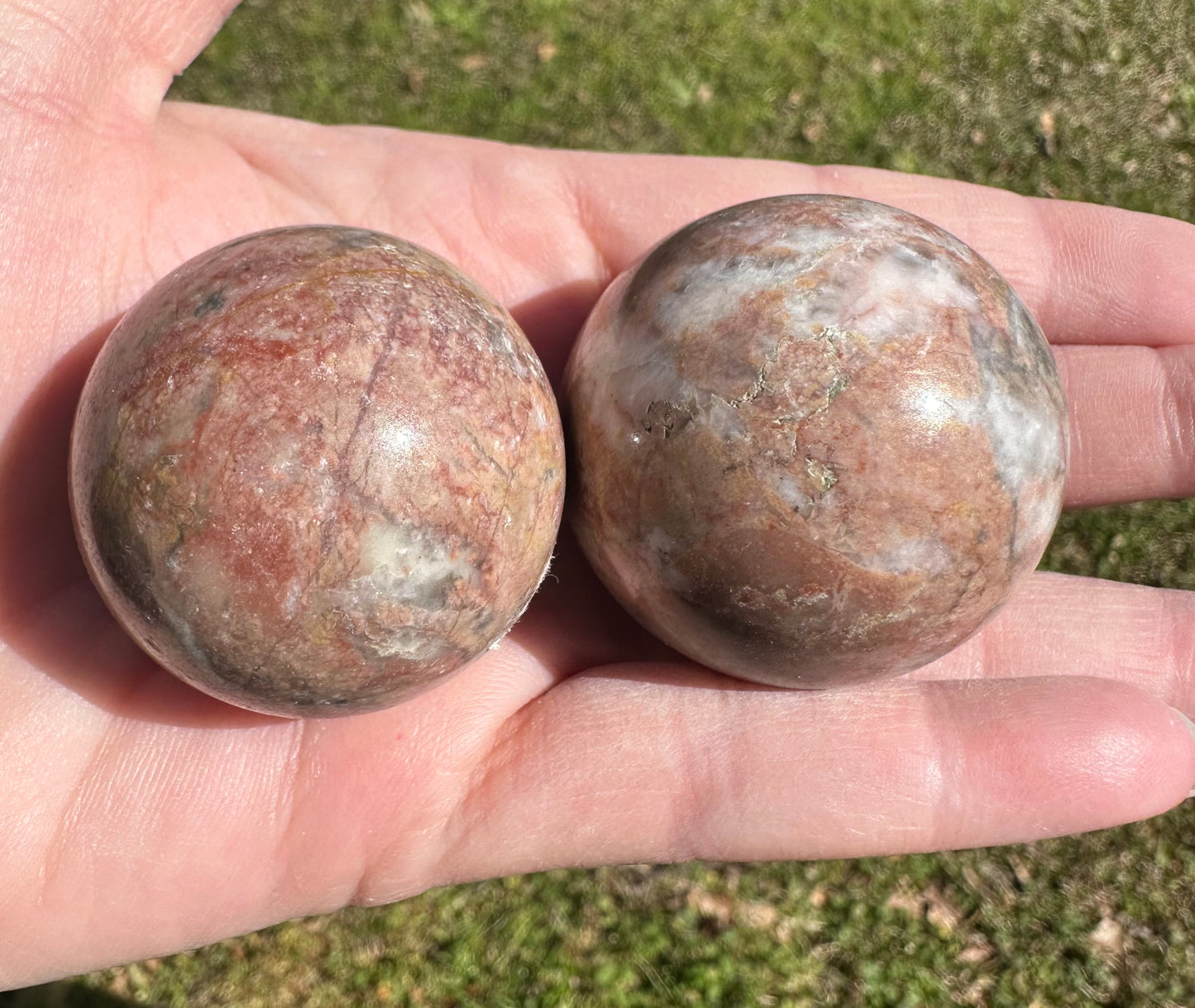 Multicolor Marble Spheres