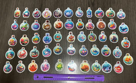 Adorable Bottle Stickers Set of 54