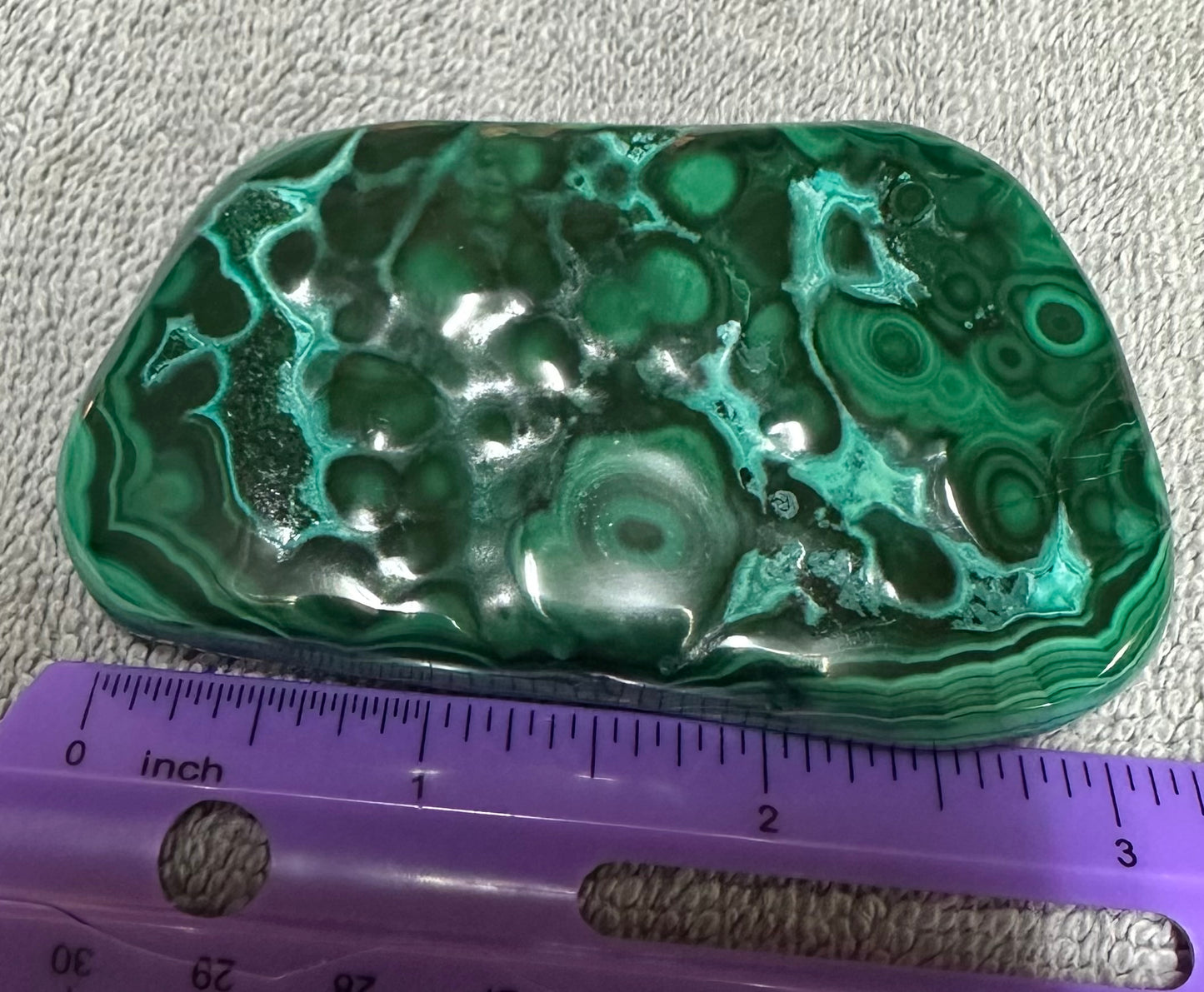 Polished Malachite Freeform #5 Zaire, Africa