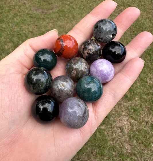 Assorted Gemstone Spheres