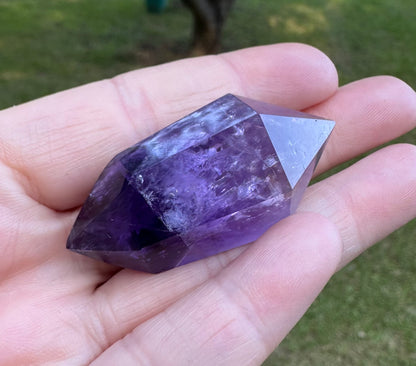 Double Terminated Phantom Amethyst Scepter Wand #8