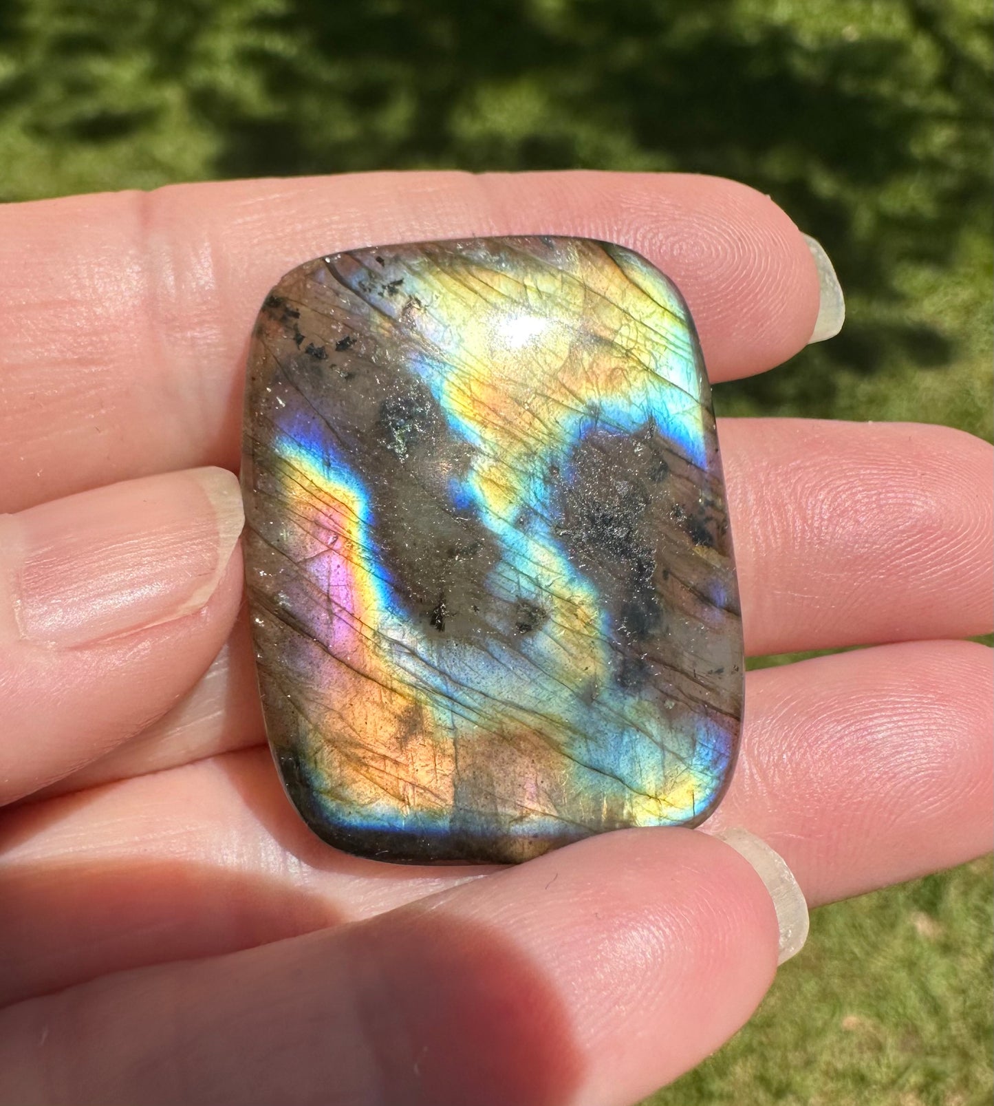 Rectangle Labradorite Cabochon 5a