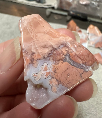 Pink Agate Freeform #18